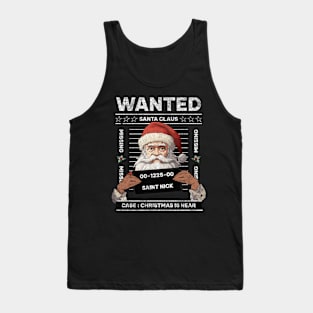 Wanted Santa Claus Tank Top